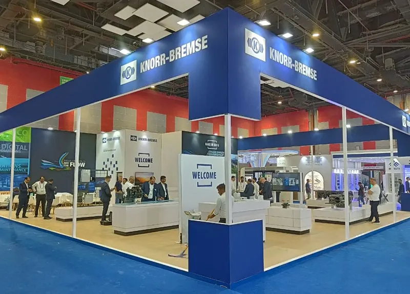Knorr-Bremse IREE 2025 - Modern trade show display
