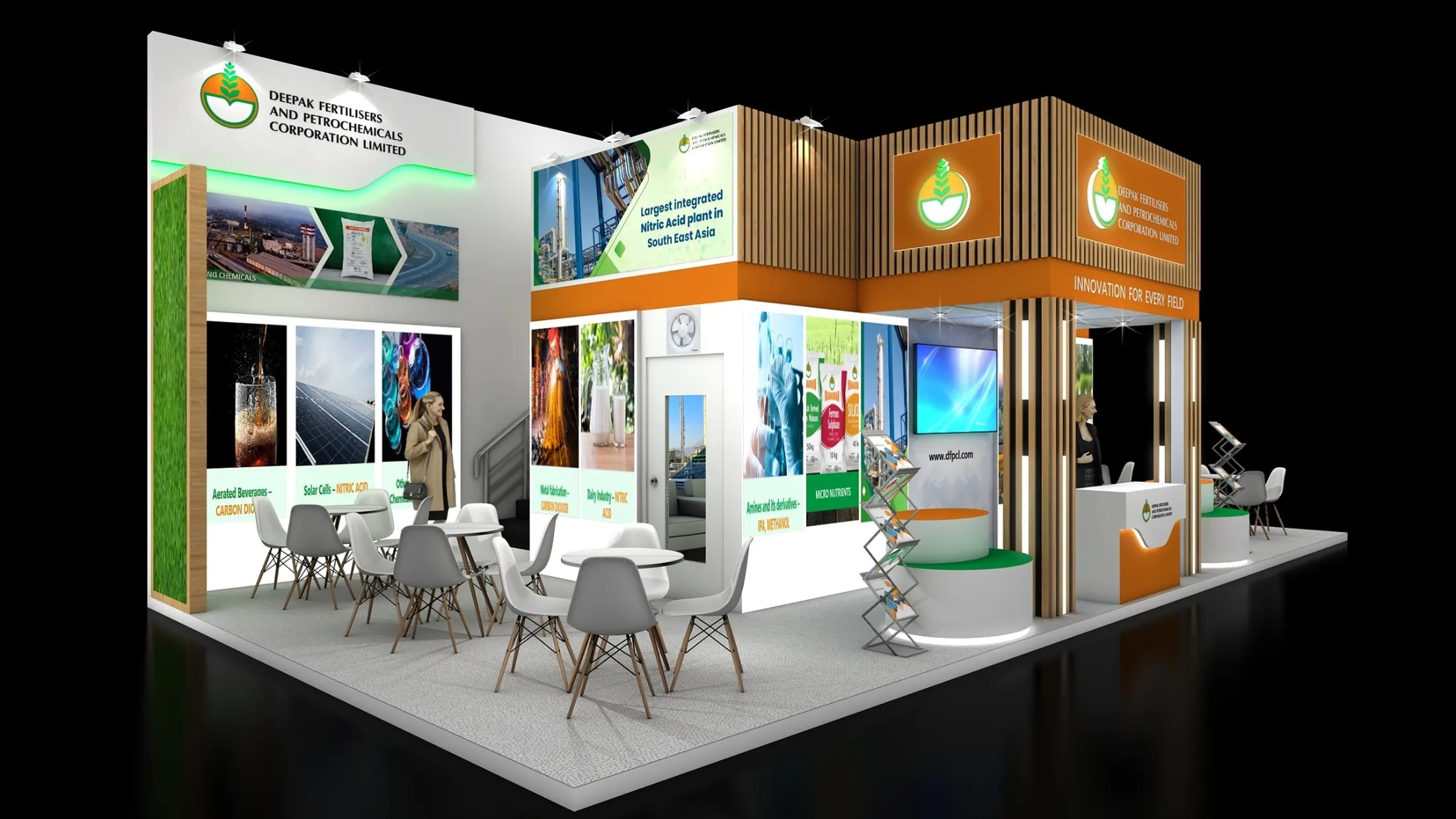 Double Decker Booth Design That Commands Attention on the Trade Show Floor